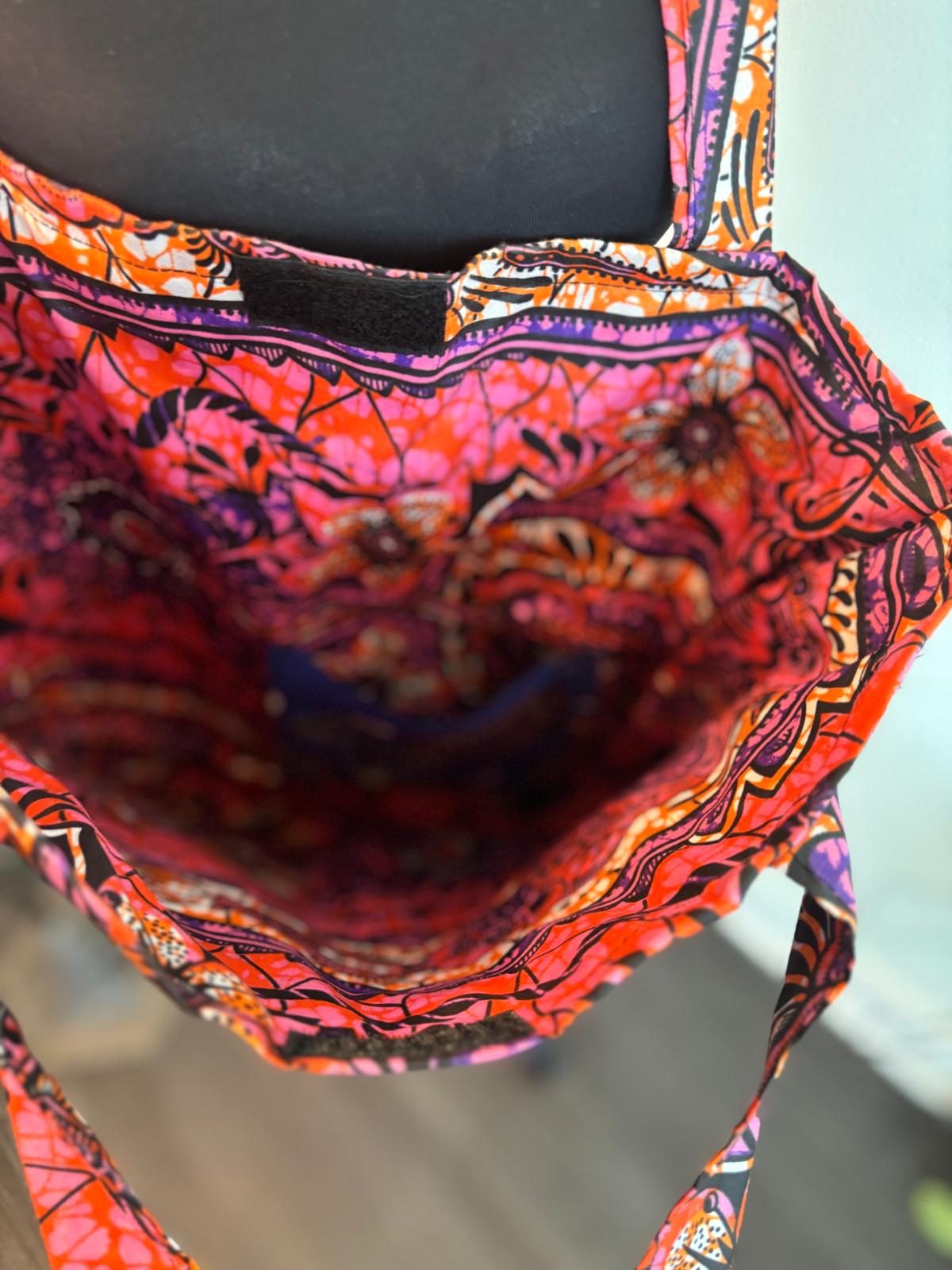 Upscaled Pink and Purple Sugar Market Bag