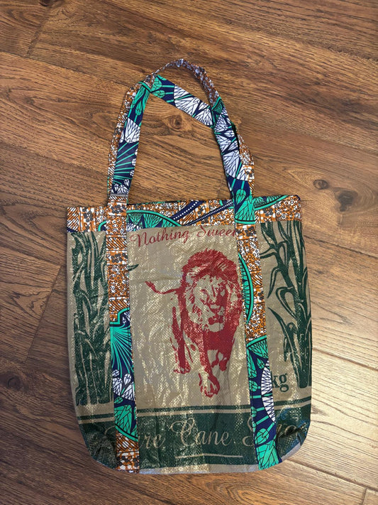 Upscaled Uganda Sugar Market Bag Green