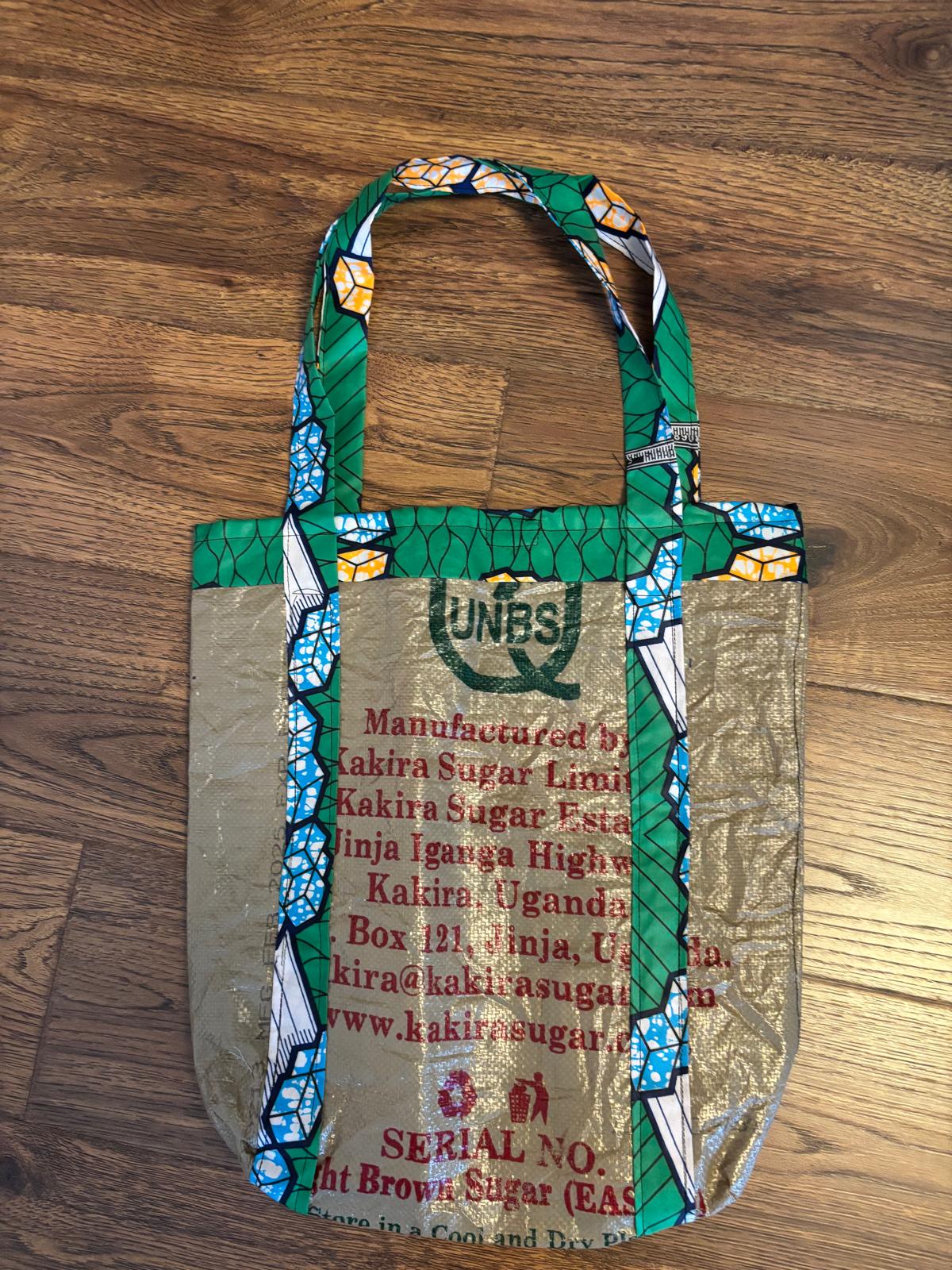 Upscaled Uganda Sugar Market Bag Green #1