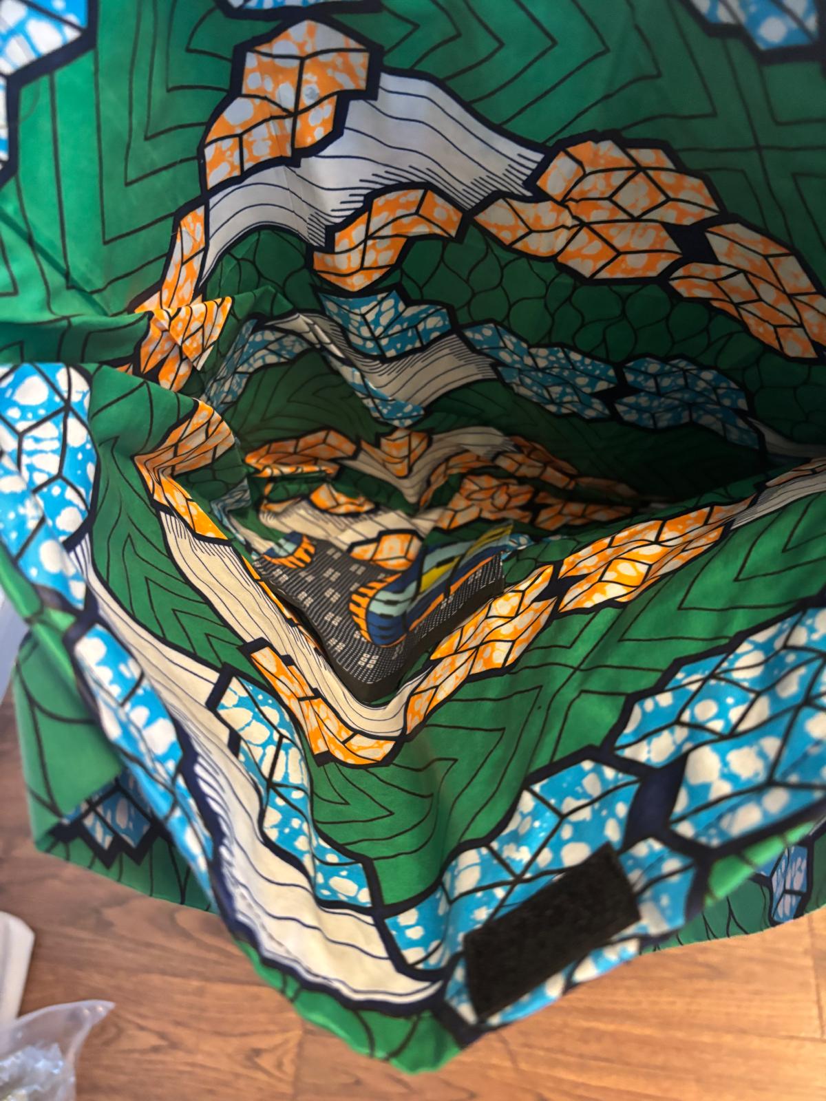 Upscaled Uganda Sugar Market Bag Green #1